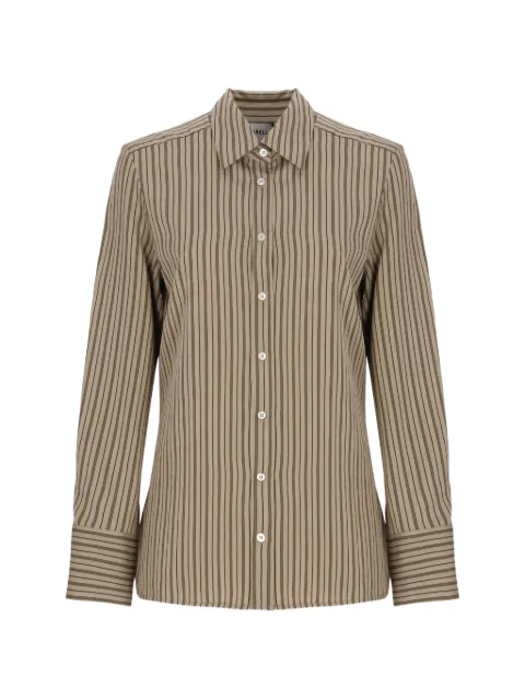 Marella striped long-sleeved shirt Brown MLLFOLK2613111131200001