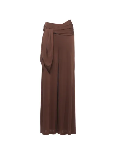 Marella tie-waist palazzo pants Brown MLSABETE2613781064200002