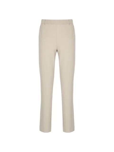 EMME elasticated-waistband tapered trousers Neutrals EMMCHINOS2615781041200008