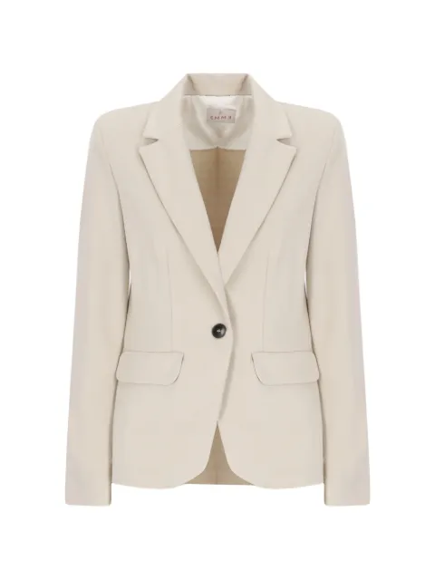 EMME single-breasted notched-lapel jacket Neutrals EMMGAMMA2615911021200008