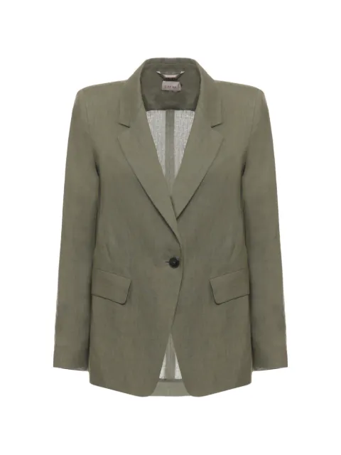 EMME single-breasted notch-lapels jacket Green EMMVINCITA2615041012200008