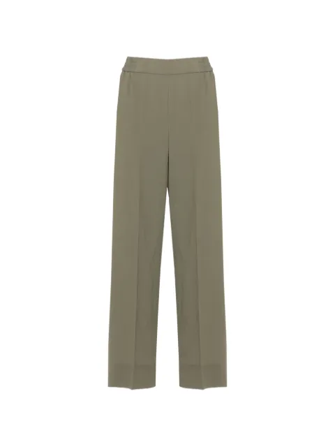 EMME Emmangolo elasticated-waist wide-leg trousers Green EMMANGOLO2615131022200003