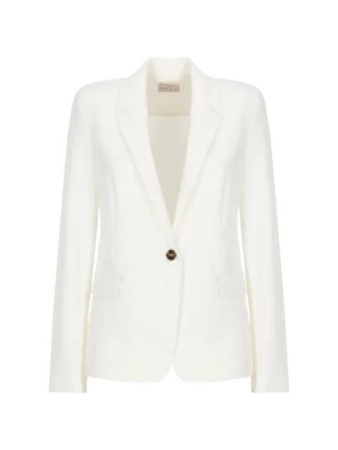 EMME Emmgamma single-breasted notched-lapels blazer White EMMGAMMA