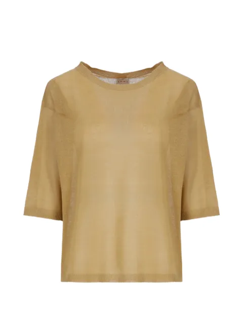 EMME EMMANGIZIA short-sleeve sweater Brown EMMANGIZIA2615361251200001