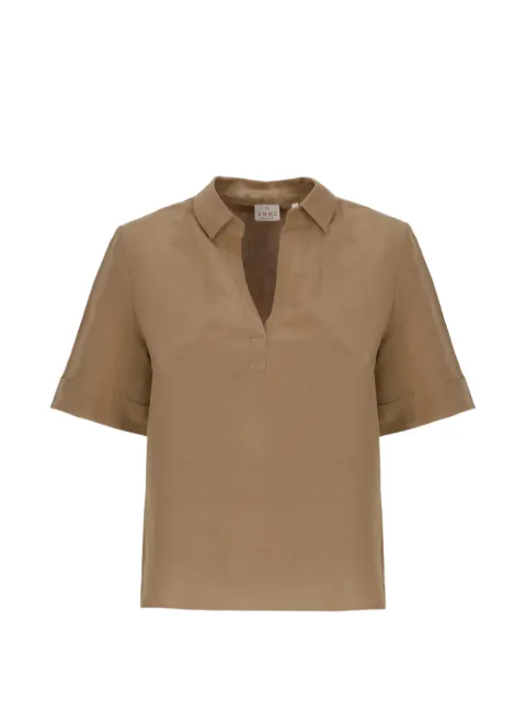 EMME short-sleeve V-neck shirt Neutrals EMMSANTE2615111202200002