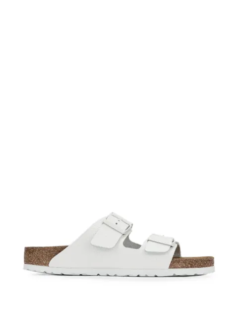 Birkenstock Arizona buckle leather sandals White 1024952