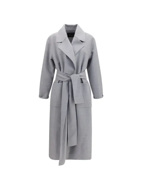 Fabiana Filippi belted wool coat Grey CTD216F195M261