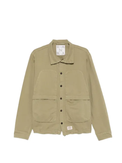 RANRA button-fastening flap-pocket jacket Green AMFW26OS01313