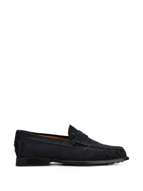Tod's loafers in suede Blue XXM14M00011RE0