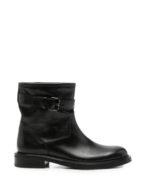 Church's buckled leather ankle boots Black DT02503ZNH