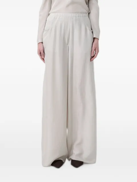 Ter Et Bantine silk wide-leg trousers Neutrals V61125010MF1001