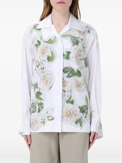 Antonio Marras floral-print cotton shirt White MCAM779
