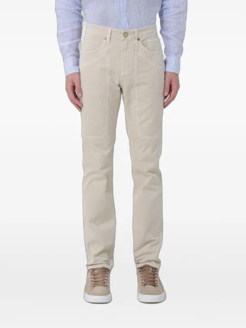 JECKERSON John slim-fit trousers Neutrals PA077GABA0067054