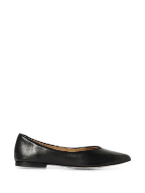 Anna F. pointed-toe ballet flats Black 1821NERO