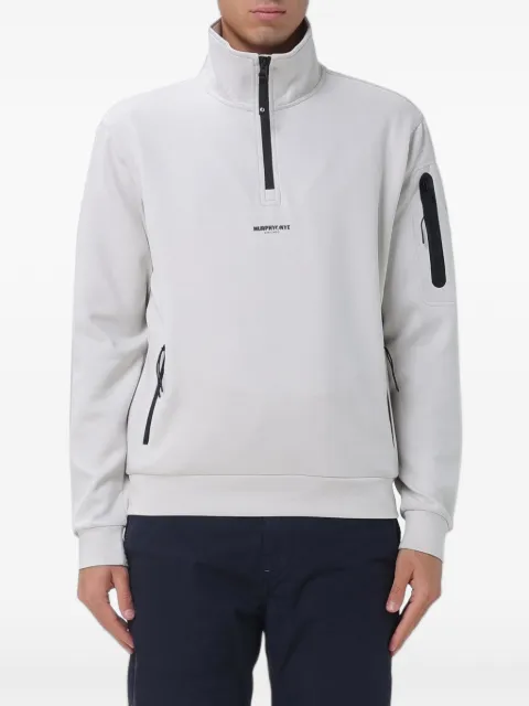 Murphy&Nye Flight half-zip high-neck sweater Grey F53700XT9007