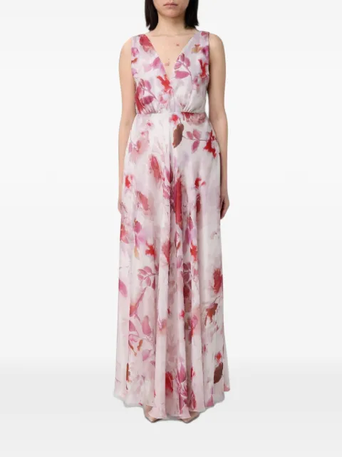 Hanita floral-print V-neck maxi dress Pink HV38144624PANNA