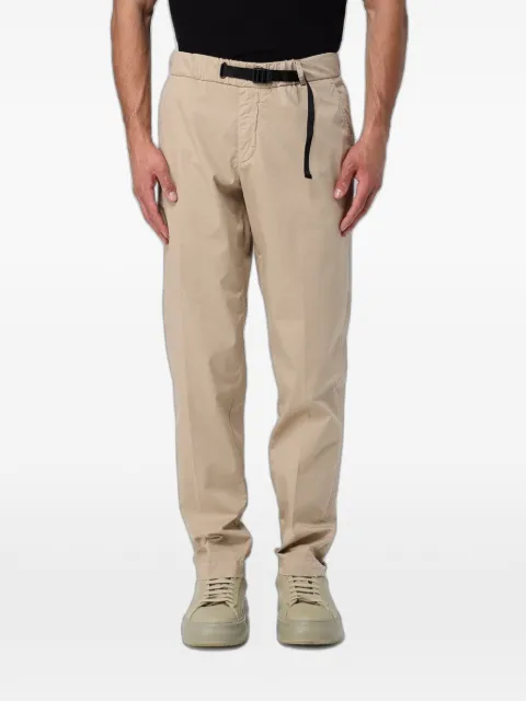 Peuterey Alpen Po belted straight-leg trousers Neutrals PEU572599012428794