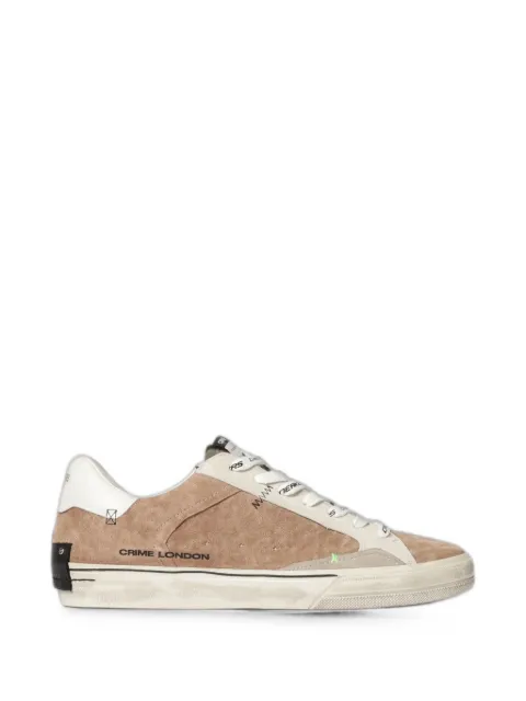 Crime London Deconstructed suede sneakers Brown 19075PP8
