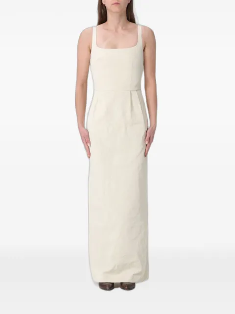 Ter Et Bantine square-neck sleeveless maxi dress Neutrals V11027902MF0221