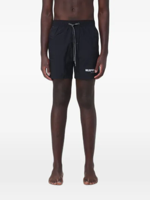Murphy&Nye logo-print drawstring swim shorts Black P54700NS0182G06026