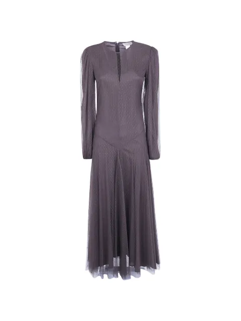 TWINSET flared midi dress Brown 262TP2215