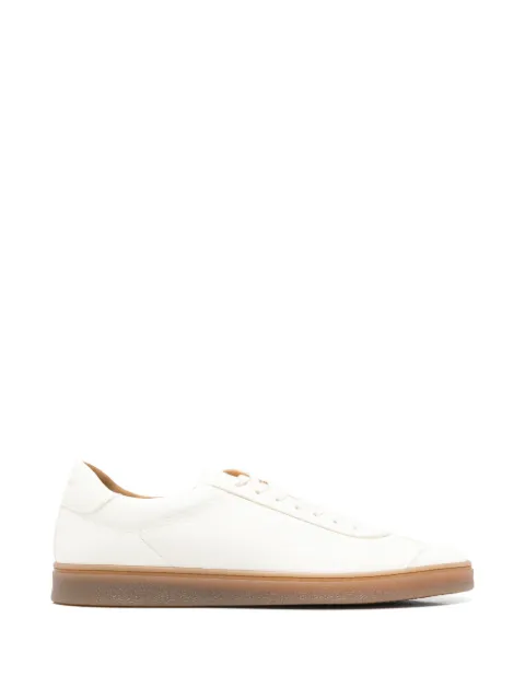 Henderson Baracco grained leather sneakers White STARC50