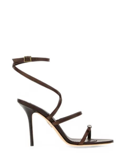 DSQUARED2 bow-detail leather sandals Brown HSW029801500001