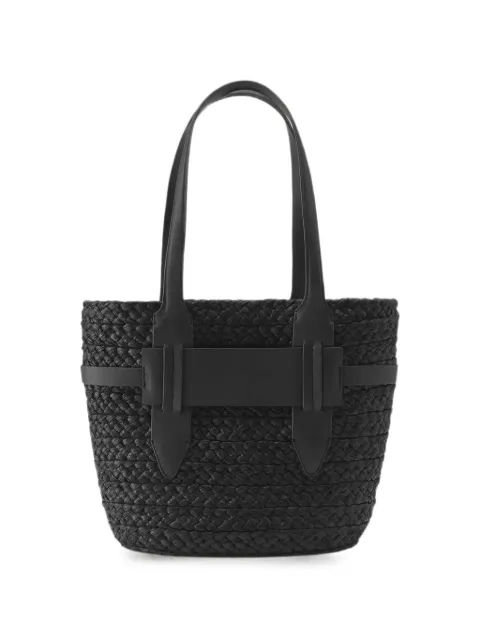 Helen Kaminski woven raffia tote bag Black BAG51959CHARCOALBLACK