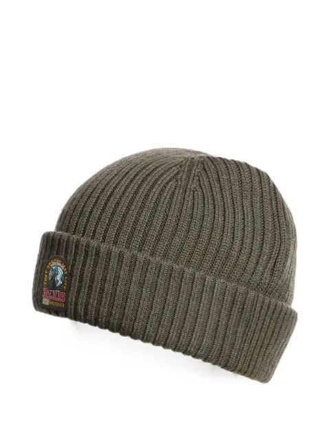 Parajumpers ribbed-knit beanie hat Green 26WMPAHAHA70PAL