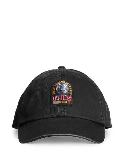 Parajumpers Leod logo-patch baseball cap Black 26WMPABCHA02PAG