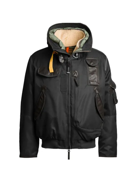 Parajumpers Gobi 20th shearling-collar down jacket Black 26WMPMJKBV0