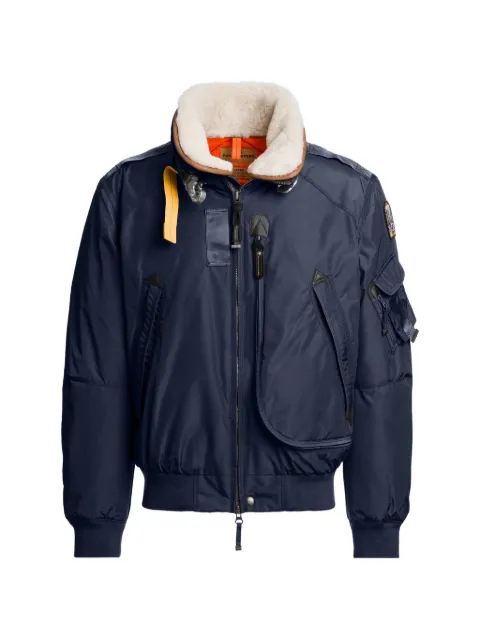Parajumpers Fire S. shearling-trim down jacket Blue 26WMPMJKMA2