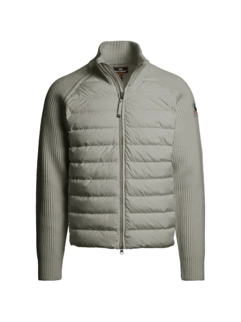 Parajumpers Olmo rib-knit padded jacket Grey 26WMPMHYRB0