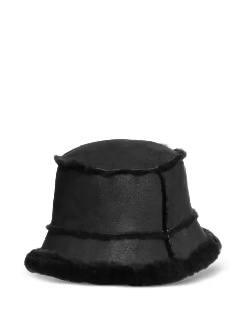 Parajumpers Lyllis shearling bucket hat Black 26WMPABUHA31PAO