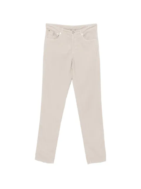 Brunello Cucinelli corduroy straight-leg trousers Neutrals M279NI1780C6333