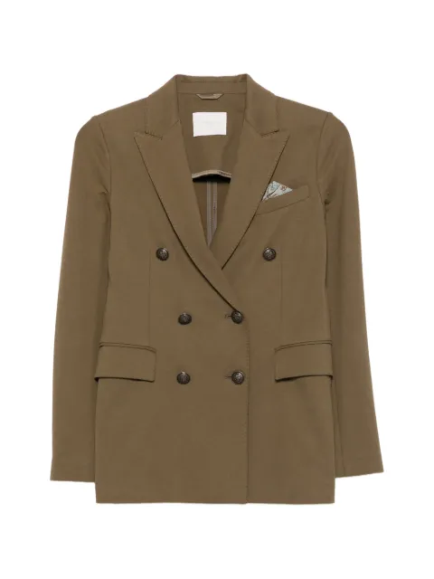 Circolo 1901 double-breasted blazer Green FD4049