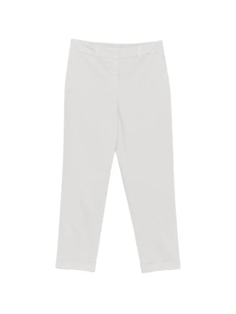 Peserico cropped-leg turn-up trousers Neutrals A04680T302479