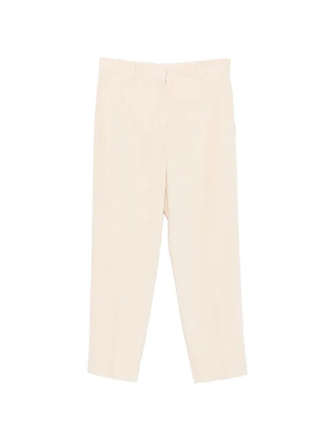 Circolo 1901 corduroy-effect tailored trousers Neutrals FD40791390