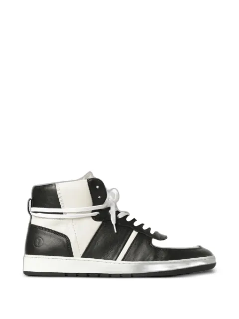Collegium Destroyer leather sneakers Black FMC4DHLEA12