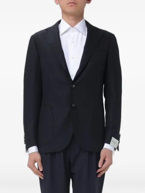 Luigi Borrelli single-breasted blazer Black 271012