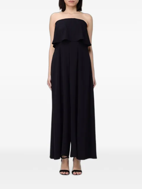 Hanita strapless ruffled jumpsuit Black HV37944558NERO