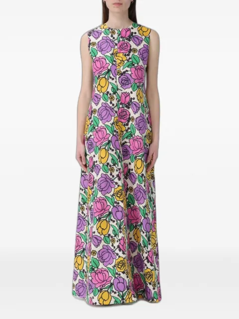 Ter Et Bantine floral-print sleeveless maxi dress White V11025118MF1880
