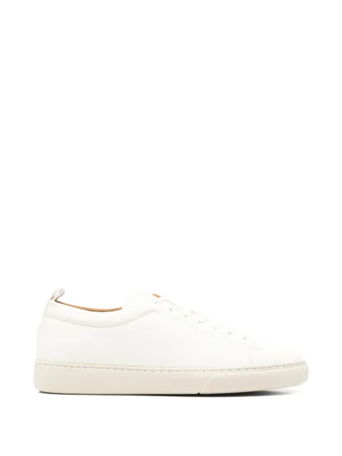Henderson Baracco grained-leather sneakers White COLBYC10