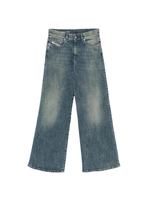 Diesel 1978 D-Akemi faded wide-leg jeans Blue A03625007EJ