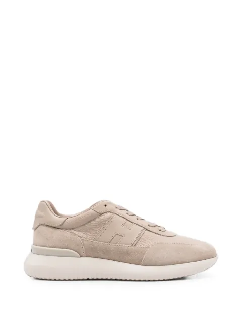 Hogan logo-patch sneakers Neutrals HXM7090GB90VPR