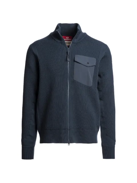 Parajumpers Hart River ribbed cardigan Blue 26WMPMKNKT05P460765