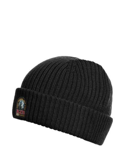 Parajumpers Matio ribbed beanie hat Black 26WMPAHAHA70PAL0541