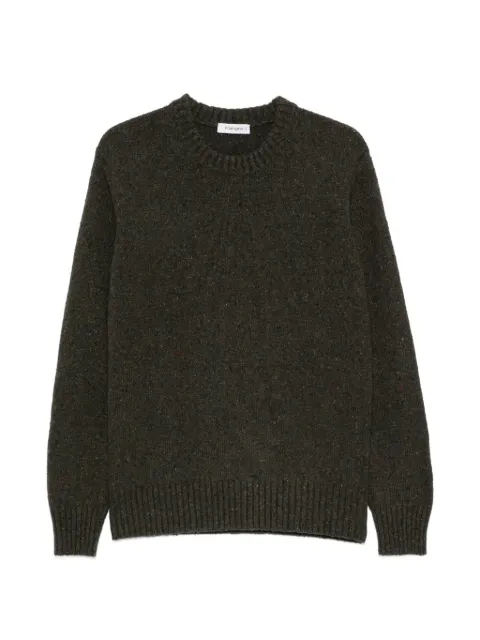 Kangra flecked-knit crew-neck sweater Green 420001