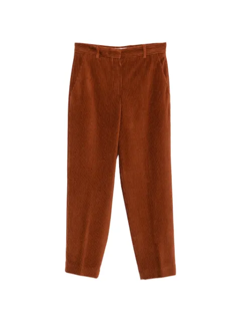 Circolo 1901 corduroy-effect tapered trousers Brown FD4079