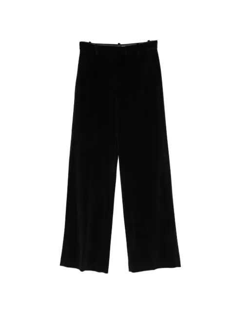 Circolo 1901 velvet-effect trousers Black FD4063